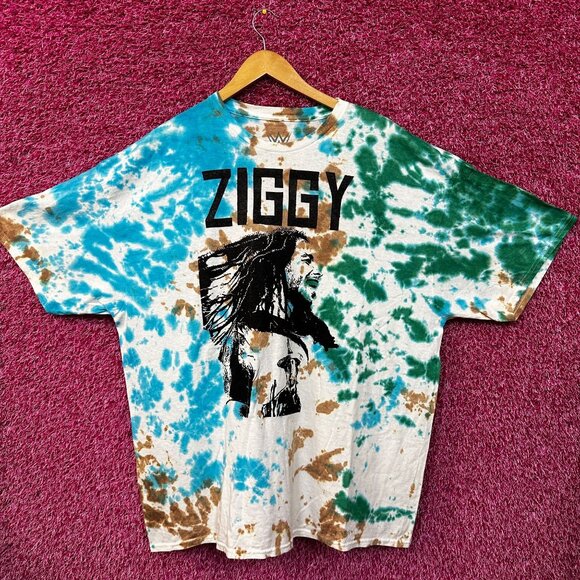 Ziggy Marley Reggae Tie Dye Tour Tshirt size 2X - Picture 1 of 4